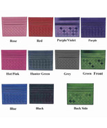 Unisex Premium Woven Card Holder Wallet, Credit Card Holder - €17,23 EUR