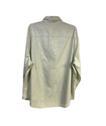 Perry Ellis Button Up Dress Shirt Men&#39;s XXL Multicolor Stripe Point Coll... - £22.35 GBP