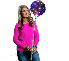 Multicolor Lollipop Balloon Wand by Light Up - 24 Inch Long with LED Lig... - $689.02 MXN