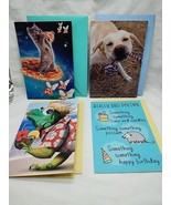 (4) Hallmark Shoebox Funny Animal Birthday Greeting Cards With Envelopes... - €16,81 EUR