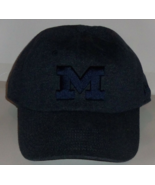 NWT WOMENS UNIVERSITY OF MICHIGAN WOLVERINES NAVY BLUE HEATHER SOFT BASE... - $23.33