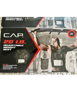CAP Barbell Adjustable Weighted Fitness Vest 20 Pounds FREE SHIPPING - £47.15 GBP