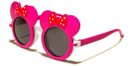 Kids Purple White Mouse Ears Flip Out Sunglasses Clear Lens Mickey Minnie Cute - £5.16 GBP