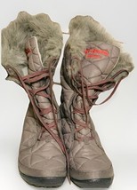 Columbia Women&#39;s 10 Minx Mid II Omni-Heat Winter Gray Faux Fur Boots YL5... - $43.00
