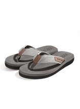FITORY Men&#39;s Flip-Flops, Thongs Sandals Comfort  Size 11, Color Gray - $19.25