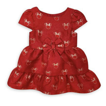 Disney Store Minnie Mouse Red/Gold Holiday Dress for Toddler Sz 2  - £19.48 GBP