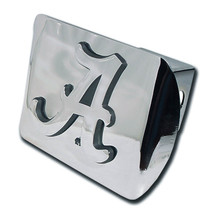 ALABAMA CRIMSON TIDE SHINY CHROME A USA MADE TRAILER  HITCH COVER - £60.74 GBP