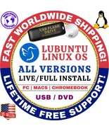 LUBUNTU LINUX OS LATEST 25.04 | 24.04.2 | 24.10 LTS LIVE/INSTALL MAC/PC ... - €6,80 EUR+