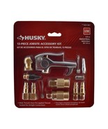 Husky 13 Piece Brass Air Compressor Accessory Kit 1/4&quot; compressor setup - $48.94 CAD