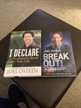 Joel Osteen. Break Out &amp; I Declare   TWO (2) BOOKS - £6.16 GBP