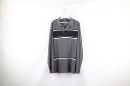 Vintage 90s Nautica Mens Large Faded Color Block Collared Long Sleeve Ru... - $44.50