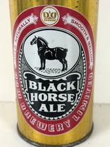 Dow Black Horse Ale Beer Can Vintage Original Steel 12oz Gold Red - $7.59