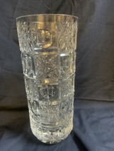 Beautiful Lead Crystal Vase 11.25” Tall - £40.37 GBP