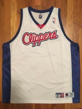 Authentic Champion LA LAC Los Angeles Clippers Blank Home White Jersey 56 3XL - $249.99