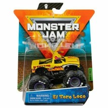 SPIN MASTER MONSTER JAM 1/64 SCALE EL TORO LOCO YELLOW MONSTER JAM TRUCK - £11.05 GBP