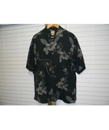 Tommy Bahama Classic Short-Sleeved Shirt Tropical szM 100%Silk - £19.46 GBP