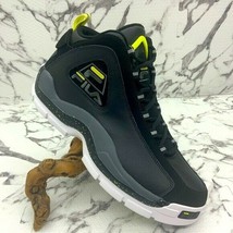 Men’s Fila Grant Hill 2 Black Lime Green Sneakers - £119.90 GBP
