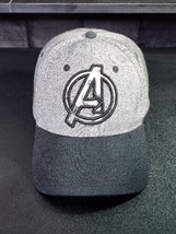 Marvel Avengers Adjustable Embroidered Silver Hat Baseball Cap 2012 Gray... - £9.56 GBP