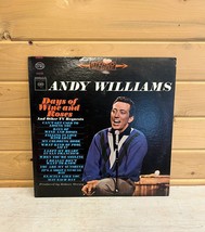Andy Williams Days of Wine and Roses Vintage Vinyl Columbia Record LP 33 RPM 12&quot; - £9.41 GBP