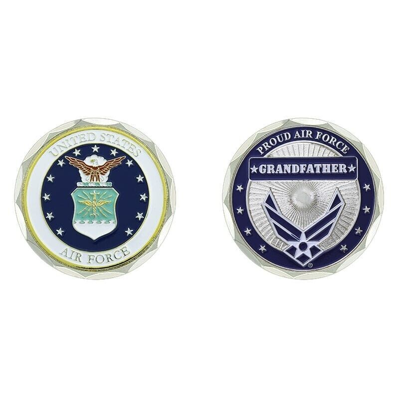 US AIR FORCE PROUD GRANDFATHER COIN - $18.69