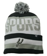 '47 San Antonio Spurs NBA Split Text Knit Cuffed Beanie, Winter Hat with Pom - $18.99