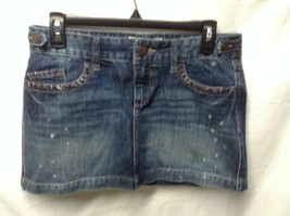 Maurices Womens Sz 5 6 Juniors Jean Denim Skirt Mid Thigh  - $10.89