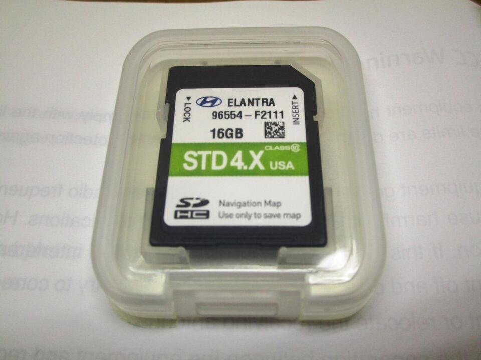 OEM 16-18 Hyundai Elantra Memory Map SD &amp; Multimedia Reference Guide 965... - $69.29