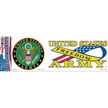 United States Army Enduring Freedom Bumper Sticker 3-1/4&quot;X9&quot; - £6.61 GBP