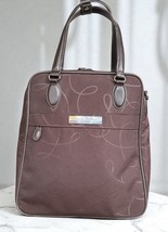 Hartmann - Barbara Barry Carry-On Weekender Bag Luggage Brown Jacquard P... - $74.25