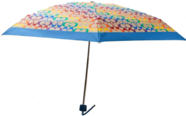Coach Uv Protection Mini Umbrella In Rainbow Pride LGBTQ Signature Nylon... - £56.42 GBP