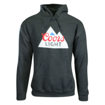 Coors Light Men&#39;s Dark Grey Hoodie Laced Pullover (S01) - $20.85