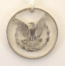 Morgan Dollar Reverse, Cut-Out Coin Jewelry, Necklace/Pendant - £63.17 GBP