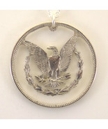 Morgan Dollar Reverse, Cut-Out Coin Jewelry, Necklace/Pendant - £62.89 GBP