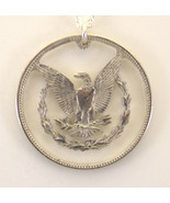 Morgan Dollar Reverse, Cut-Out Coin Jewelry, Necklace/Pendant - £63.31 GBP