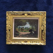 1:12 scale dollhouse miniature wall decor framed world painting replica #21 - £4.55 GBP