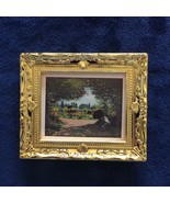 1:12 scale dollhouse miniature wall decor framed world painting replica #21 - £4.49 GBP