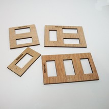 FMS-3104 RC Servo Plywood Mounting Plates Laser Cut for 1, 2 and 3 Servos - $9.99