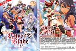 Dvd Anime~Uncut~Doppiato In Inglese~Queen&#39;s Blade(1-36End+6 Ova)Tutte Le... - £18.52 GBP