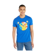 The Simpsons Homer Woohoo Men&#39;s Graphic T-Shirt, Blue Size L(42-44) - $469.95 MXN