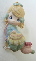 PRECIOUS MOMENTS  MOTHER  Pin Brooch  Vintage 2000 Avon Resin 2 inches Tall - €6,99 EUR