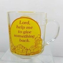 Prayer Glass Mug Lord Help Me to Give Something Back Generosity Cup with Handle - £4.79 GBP