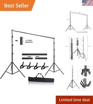 10x8.5ft Adjustable Photography Backdrop Support with Carry Bag - Heavy ... - €53,07 EUR