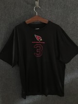 NFL Team Apparel Arizona Cardinals #3 Palmer Size 2XL Black Short Sleeve - $11.29
