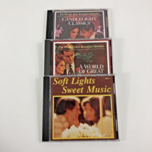 Vintage Candle Light Music London Promenade Orchestra 3 CD lot 101 Strings etc. - £11.53 GBP