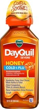 Vicks DayQuil Severe Cold &amp; Flu Medicine, Maximum Strength, Honey - 12 fl oz - £25.57 GBP