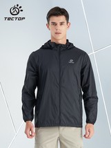 Tectop Outdoor Windbreaker Summer Rain Jacket Men Waterproof Quick Drying And  P - £88.55 GBP
