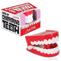 Wind-Up Chattering Teeth - Novelty Fun Gag Gift - £7.06 GBP