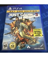 Just Cause 3 - Day One Edition (Sony PlayStation 4, 2015) PS4 TESTED - £7.46 GBP