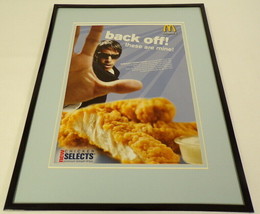 2004 McDonald&#39;s Chicken Selects Framed 11x14 ORIGINAL Advertisement - £27.09 GBP