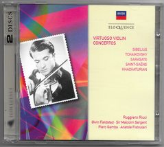 Virtuoso Violin Concertos [Audio CD] Anatole Fistoulari; Øivin Fjeldstad... - £21.76 GBP